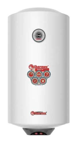 Водонагреватель Thermex Praktik 50 V Slim,  накопительный,  2.5кВт,  50л,  белый [эдэ001639]